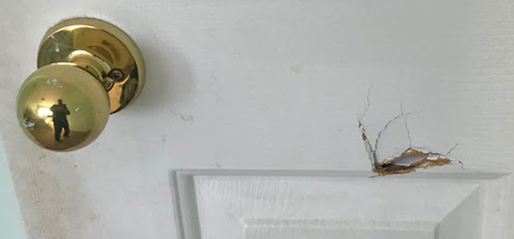 interior door hole repair Loomis